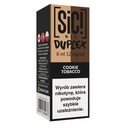 Liquid SIC! NIC 8ml Cookie Tobacco 12mg