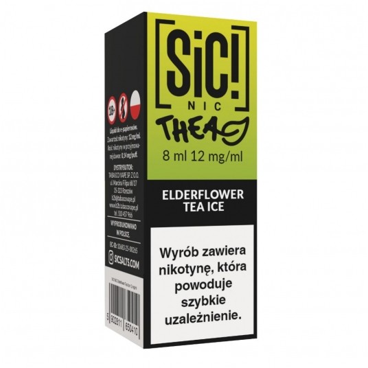Liquid SIC! NIC 8ml - Elderflower Tea Ice 12mg