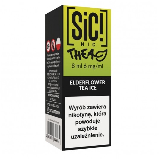 Liquid SIC! NIC 8ml - Elderflower Tea Ice 6mg