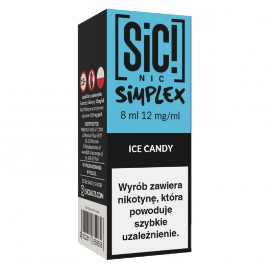 Liquid SIC! NIC 8ml - Ice Candy 12mg