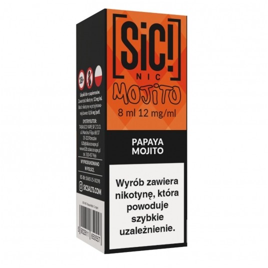 Liquid SIC! NIC 8ml - Papaya Mojito 12mg
