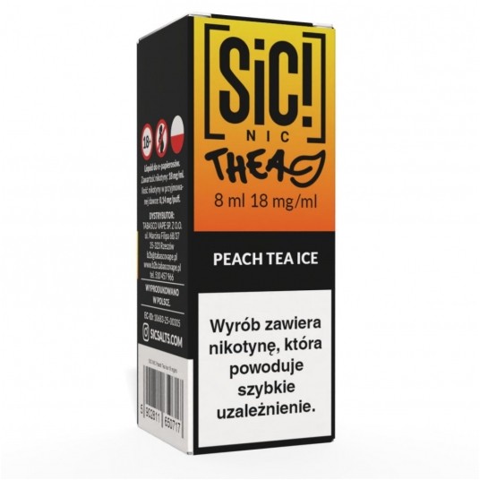 Liquid SIC! NIC 8ml Peach Tea Ice 18mg