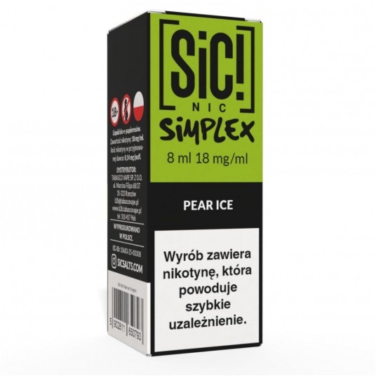Liquid SIC! NIC 8ml Pear Ice 18mg