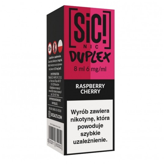 Liquid SIC! NIC 8ml - Raspberry Cherry 6mg