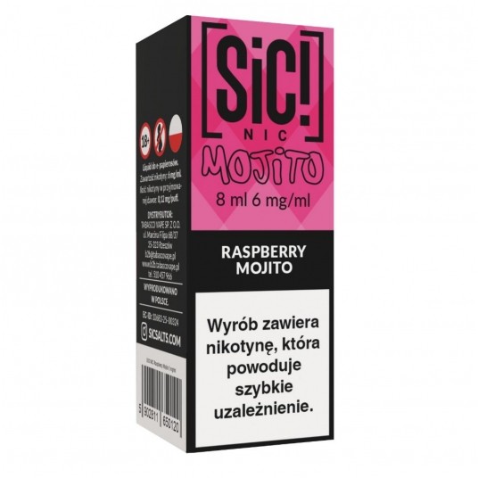 Liquid SIC! NIC 8ml Raspberry Mojito 6mg