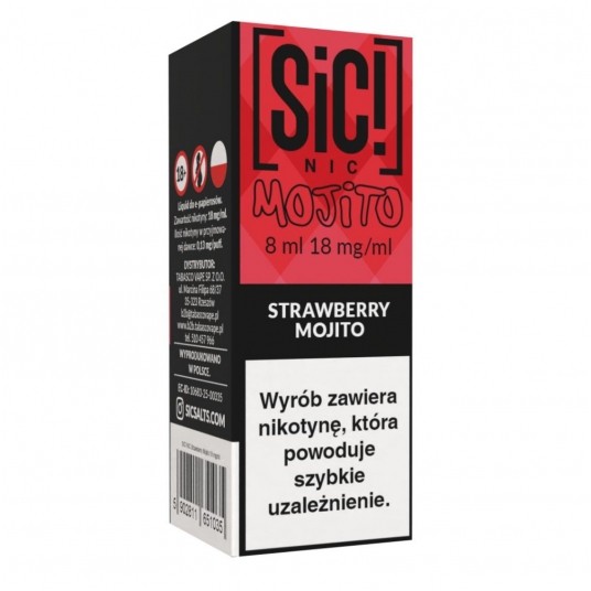 Liquid SIC! NIC 8ml - Strawberry Mojito 18mg