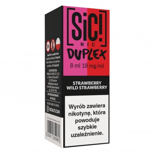 Liquid SIC! NIC 8ml - Strawberry Wild Strawb. 18mg