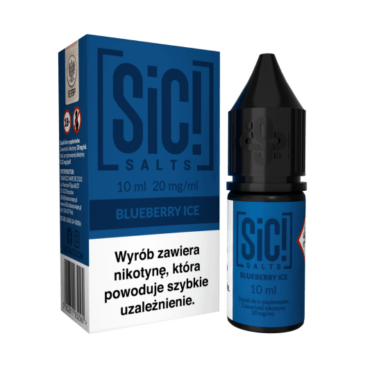 Liquid SIC! Salt 10ml - Blueberry Ice 20mg