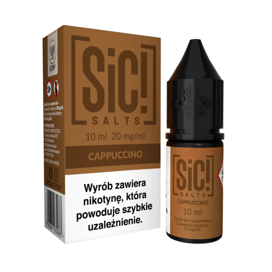 Liquid SIC! Salt 10ml - Cappuccino 20mg