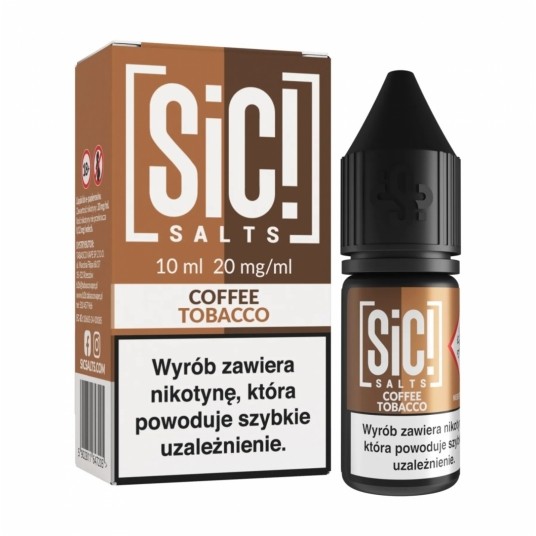 Liquid SIC! Salt 10ml - Coffee Tobacco 20mg