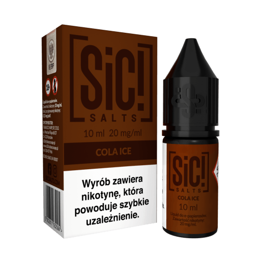 Liquid SIC! Salt 10ml - Cola Ice 20mg