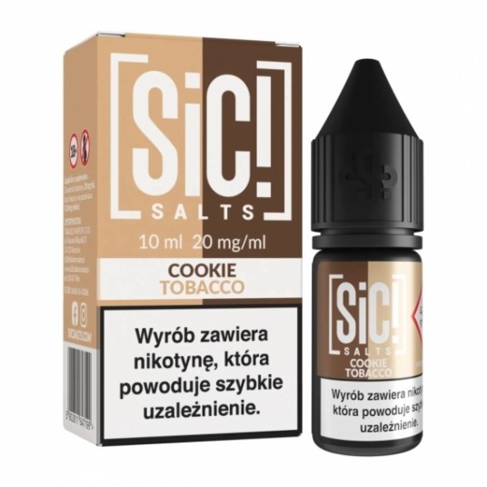 Liquid SIC! Salt 10ml - Cookie Tobacco 20mg