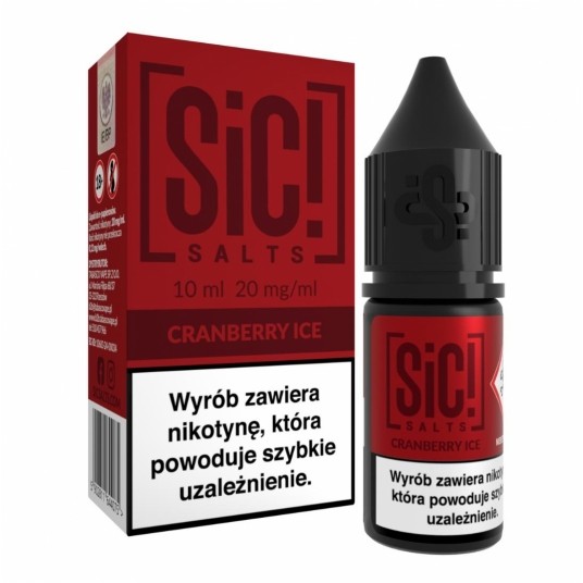 Liquid SIC! Salt 10ml - Cranberry Ice 20mg