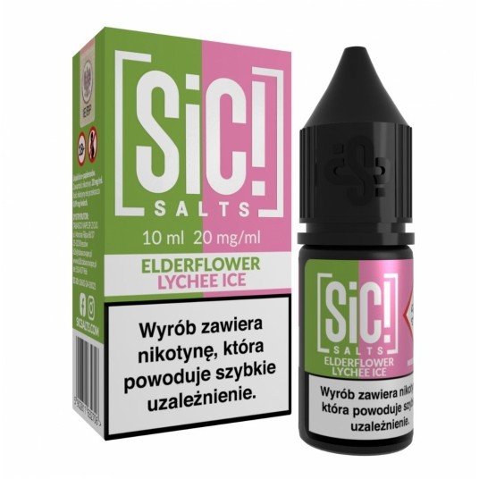 Liquid SIC! Salt 10ml - Elderflower Lychee 20mg