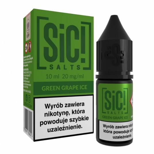 Liquid SIC! Salt 10ml - Green Grape 20mg