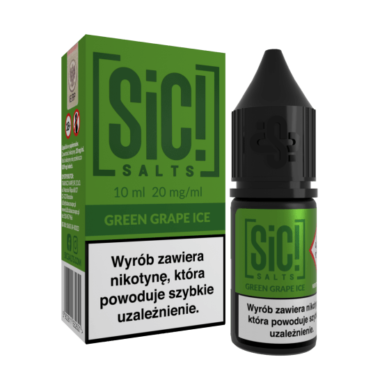 Liquid SIC! Salt 10ml - Green Grape 20mg