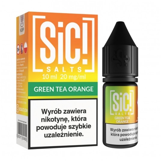 Liquid SIC! Salt 10ml Green Tea Orange 20mg