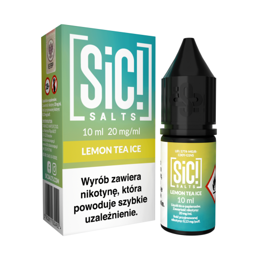 Liquid SIC! Salt 10ml - Lemon Tea Ice 20mg