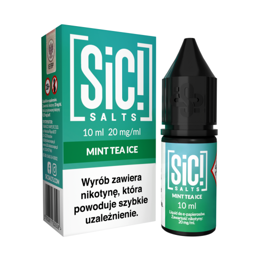 Liquid SIC! Salt 10ml - Mint Tea Ice 20mg