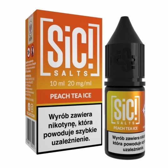 Liquid SIC! Salt 10ml - Peach Tea Ice 20mg