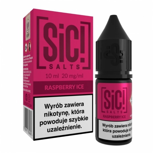 Liquid SIC! Salt 10ml - Raspberry Ice 20mg