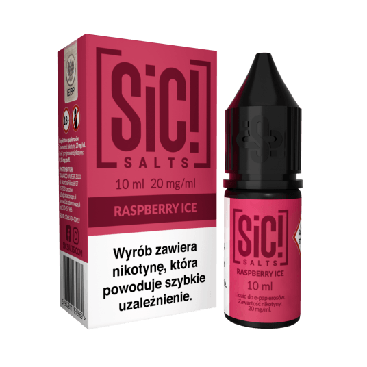 Liquid SIC! Salt 10ml - Raspberry Ice 20mg