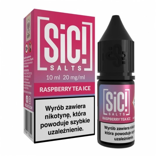 Liquid SIC! Salt 10ml - Raspberry Tea Ice 20mg