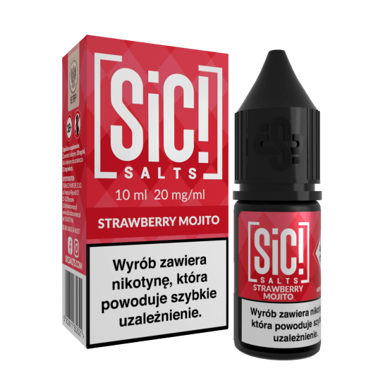 Liquid SIC! Salt 10ml - Strawberry Mojito 20mg