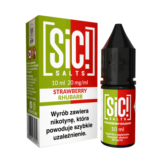 Liquid SIC! Salt 10ml - Strawberry Rhubarb 20mg