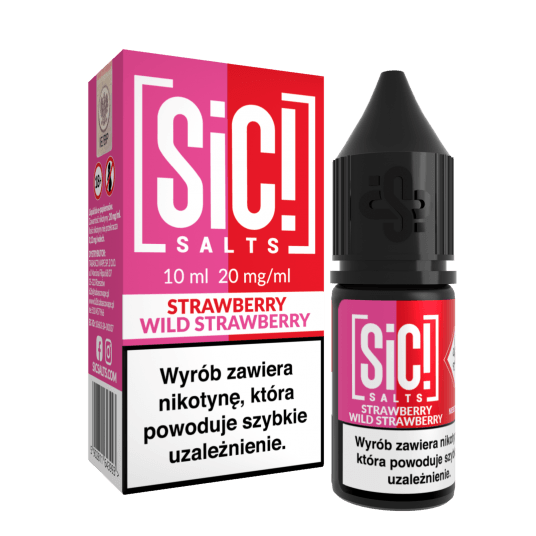 Liquid SIC! Salt 10ml - Strawberry Wild Straw 20mg