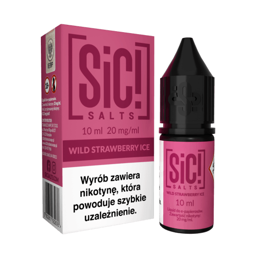 Liquid SIC! Salt 10ml - Wild Strawberry Ice 20mg