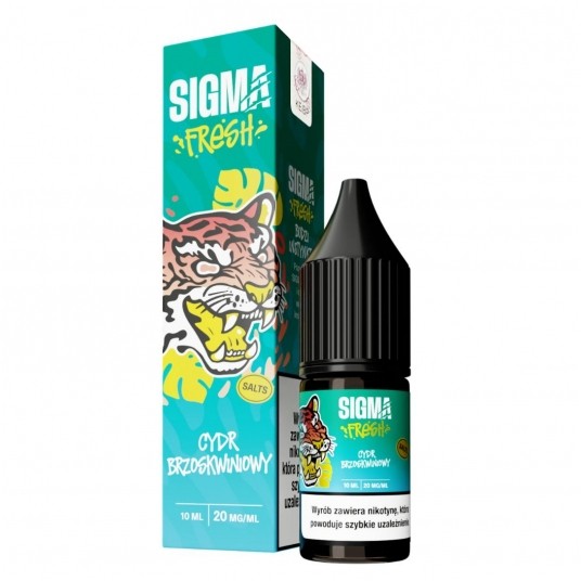 Liquid Sigma Fresh Salt 10ml Cydr Brzoskwiniowy 20mg