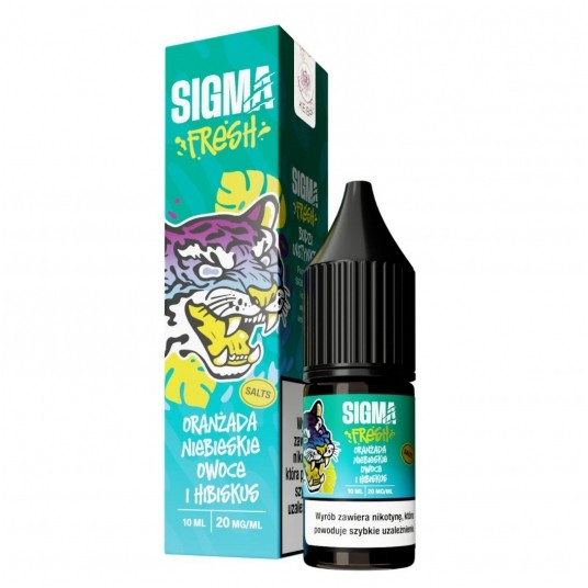 Liquid Sigma Fresh Salt 10ml Oranżada Niebieskie Owoce Hibiskus 20mg