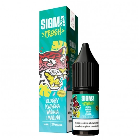 Liquid Sigma Fresh Salt 10ml Slushy Kwaśna Wiśnia Malina 20mg