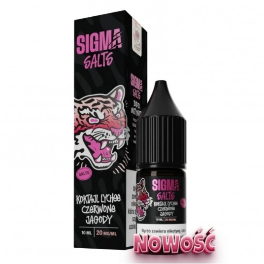 Liquid Sigma Salt 10ml Koktajl Lychee Czerwone Jagody 20mg