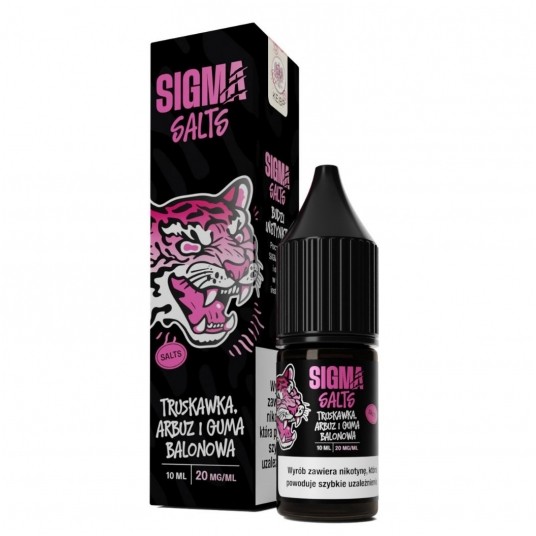 Liquid Sigma Salt 10ml Truskawka Arbuz Guma Balonowa 20mg