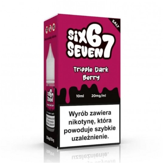 Liquid Six Seven Salt 10ml Tripple Dark Berry 20mg