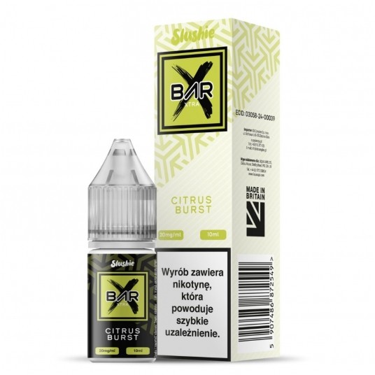 Liquid Slushie Bar Salt 10ml Citrus Burst 20mg