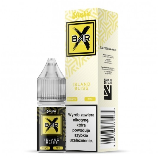 Liquid Slushie Bar Salt 10ml Island Bliss 20mg