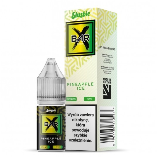 Liquid Slushie Bar Salt 10ml Pineapple Ice 20mg