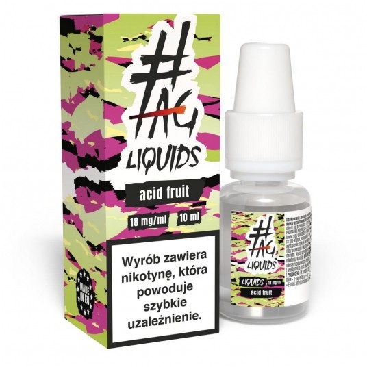 Liquid #TAG Classic 10ml Acid Fruit 18mg
