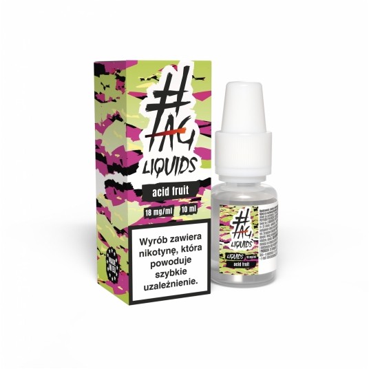 Liquid #Tag Classic 10ml Acid Fruit 18mg