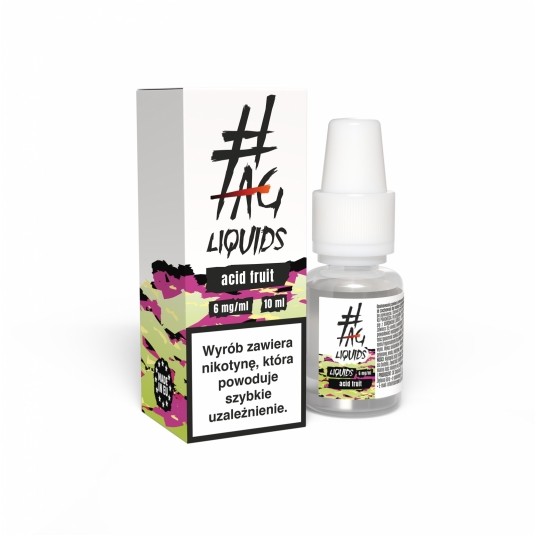 Liquid #Tag Classic 10ml Acid Fruit 6mg