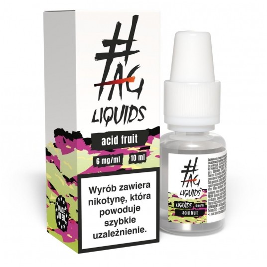 Liquid #TAG Classic 10ml Acid Fruit 6mg