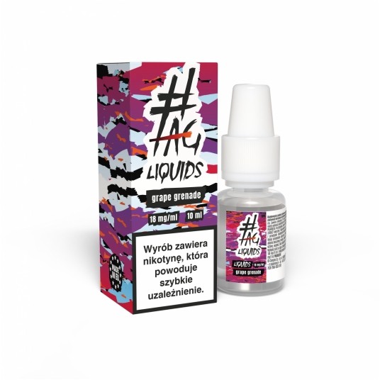 Liquid #Tag Classic 10ml Grape Grenade 18mg