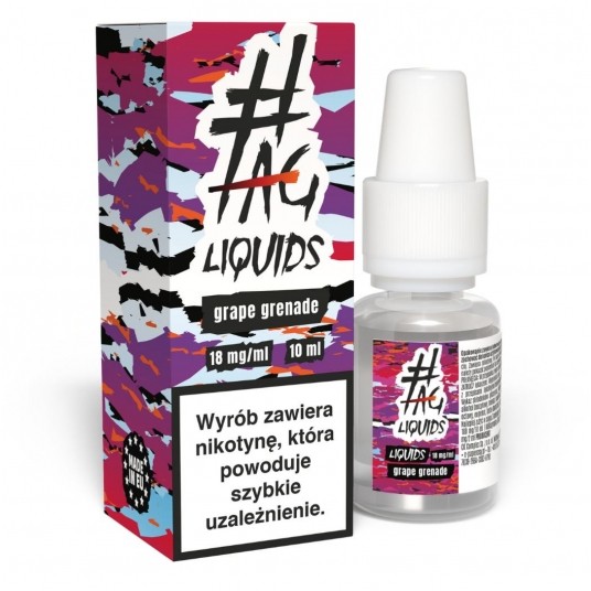 Liquid #TAG Classic 10ml Grape Grenade 18mg