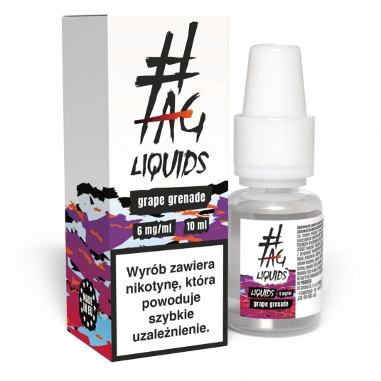 Liquid #TAG Classic 10ml Grape Grenade 6mg