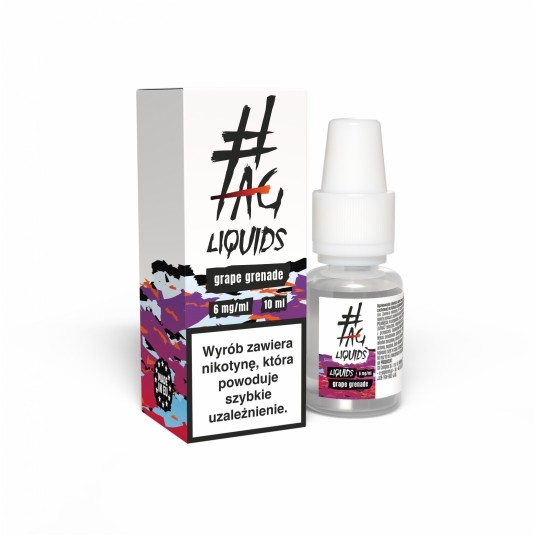 Liquid #Tag Classic 10ml Grape Grenade 6mg