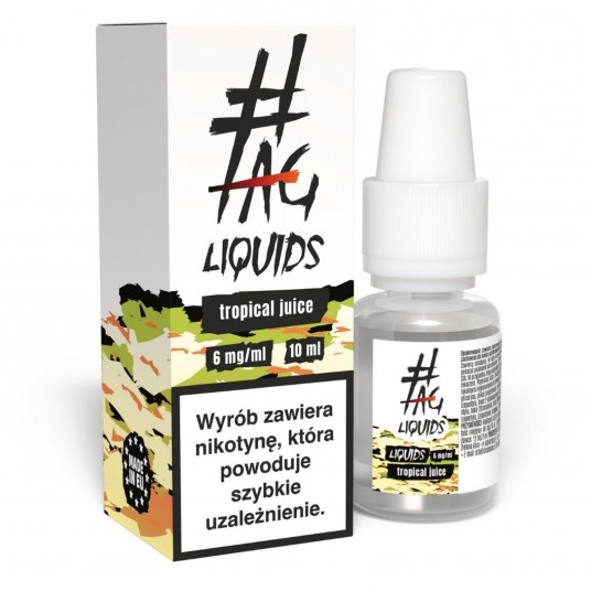 Liquid #TAG Classic 10ml Tropical Juice 6mg