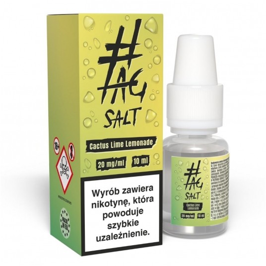 Liquid #TAG Salt Drinks 10ml Cactus Lime Lemonade 20mg